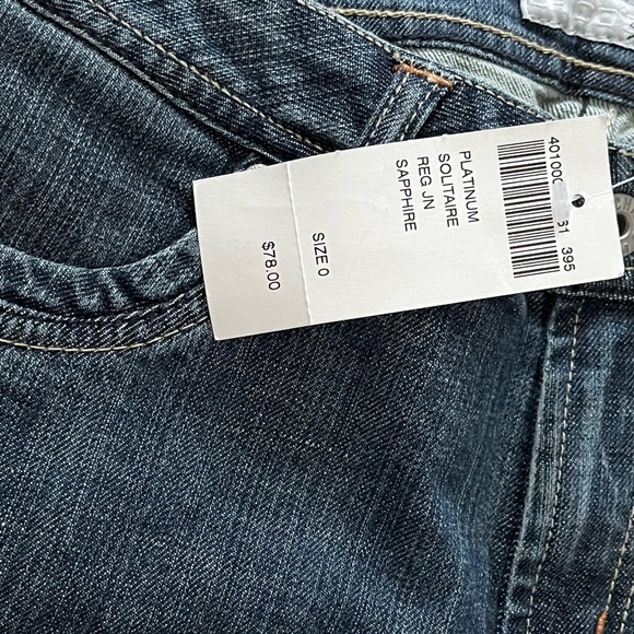 New Chico’s Platinum Finish Premium Fit Wide Leg Jeans Size 0 - Picture 6 of 8